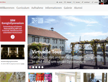 Tablet Screenshot of euregiogymnasium.ch